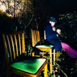 The waiting room. Mitgenosse on top of chairs in the forrest.